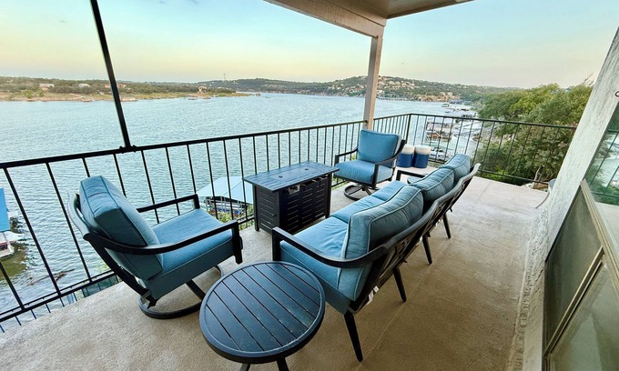 Briarcliff Condo | Breathtaking Views Above Lake Travis, Close To Austin w/Pool & Hot Tub