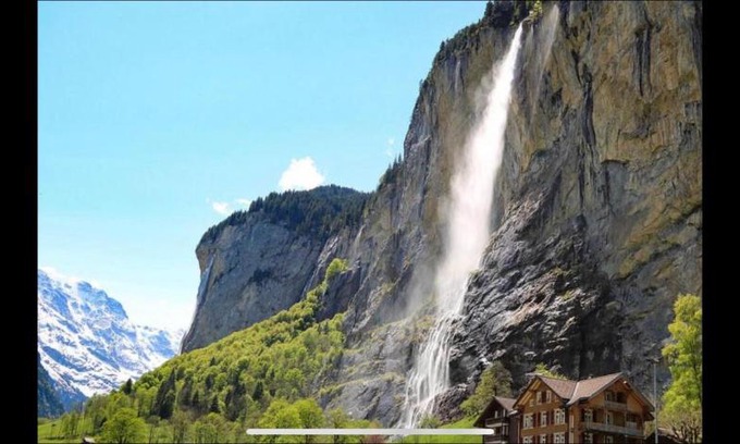 Lauterbrunnen Apartment | Idyllic Waterfall Apartment with Oceanfront Views & Dining