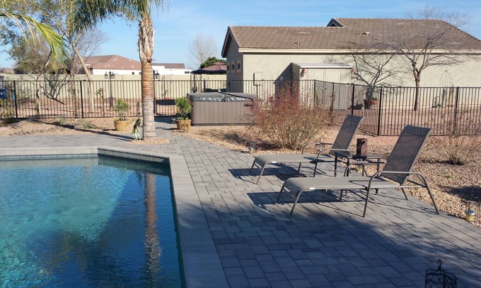 San Tan Valley Villa | Discover BRGuest: Pool, Hot Tub & Private Patios Await