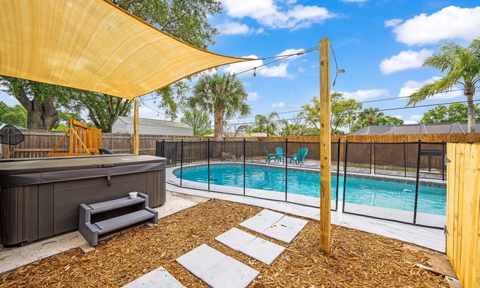 Melbourne House | Sunlit Florida Retreat with Pool and Child-Friendly Amenities