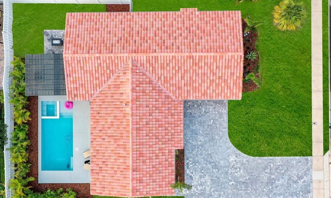 Venetian Way House | Bright Beachy Pool Home with Ocean Views & Spa Retreat