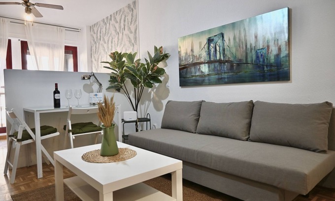 Pena Grande Apartment | Practical Apartment with Kitchen in El Barrio del Pilar