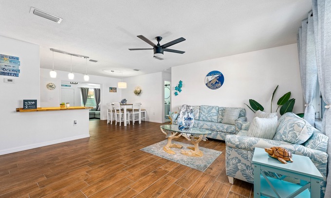 New Smyrna Beach House | Bright Entire House, Perfect for Families Near the Beach