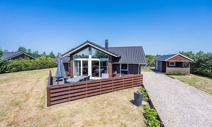 Skaven Strand House | Ideal 7-Person Holiday Home in Tarm with Great Amenities