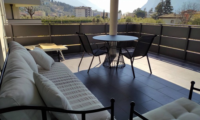 Riva del Garda Apartment | Bright Lakeview Apartment with Large Terrace and A/C