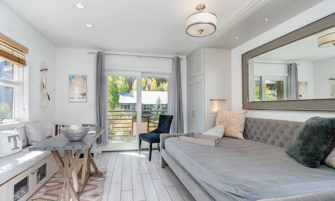 Telluride Condo | Bright Sanctuary with River Views, Pool & Spa Amenities