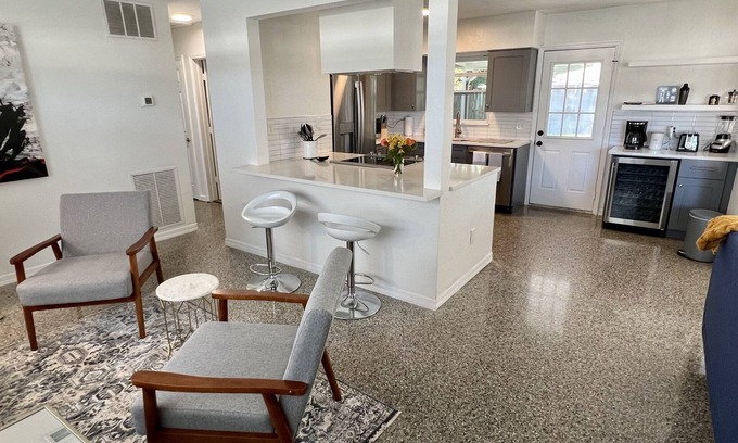 St. Petersburg - Clearwater House | Modern Home in St Pete with Patio, Fire Pit & Spa Amenities