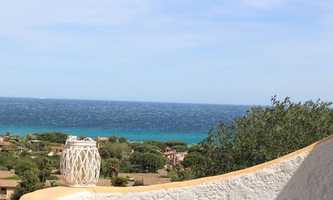 Costa Rei Apartment | Bright Apartment with Ocean View & Hot Tub in Costa Rei