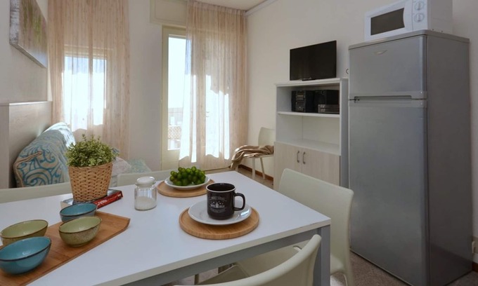Bibione Lido dei Pini Apartment | Bright seafront apartment with wonderful view
