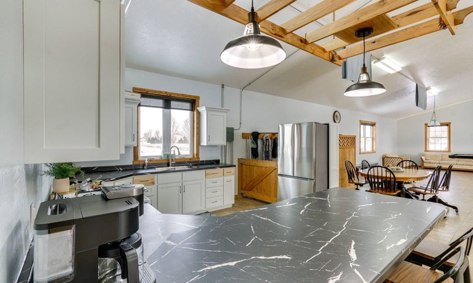 Shipshewana Cottage | Bright Shipshewana Gem with Spa and Shuffleboard Fun!