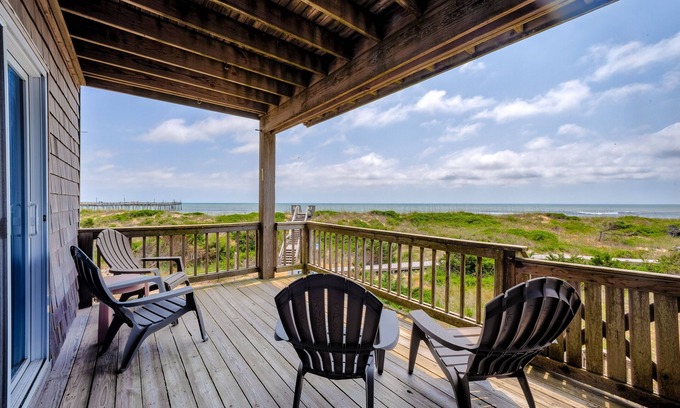 Avon Condo | Oceanfront Retreat with Shared Pool & Beautiful Views