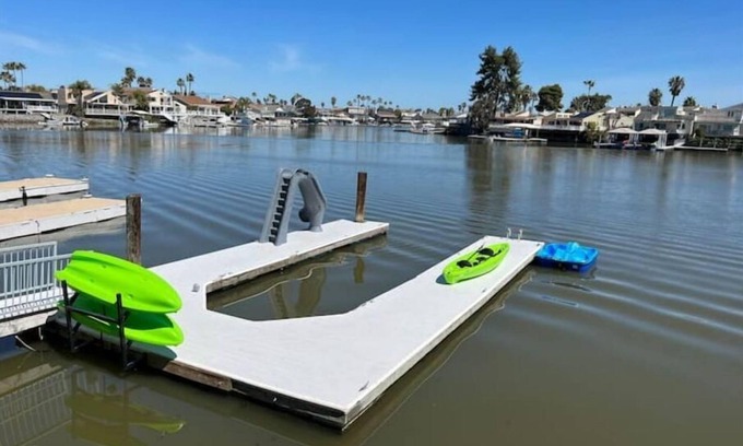 Discovery Bay House | Bring Your Boat! Waterslide & Ocean Views Await You