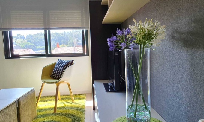 A Guarda Apartment | Bruma Marina: Central Apartment with Monte Tecla Views