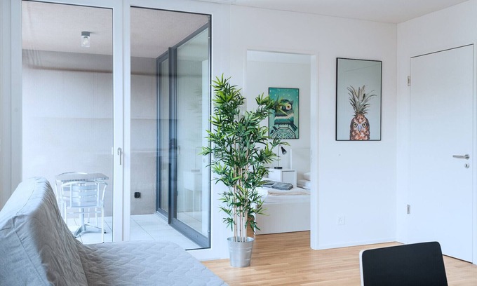 Basel City Centre Apartment | Elegant BS Owl III - Messe HITrental with Spa & Pet Friendly