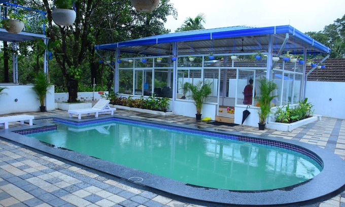 Sringeri House | Inviting Buddha Tree Home Stay with Pool & Family-Friendly Amenities