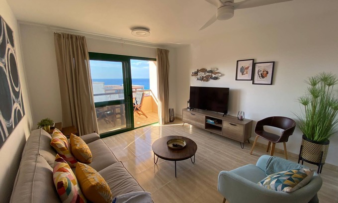 Morro Jable Apartment | Beautiful Buenavista II: Beachside Retreat with Terrace