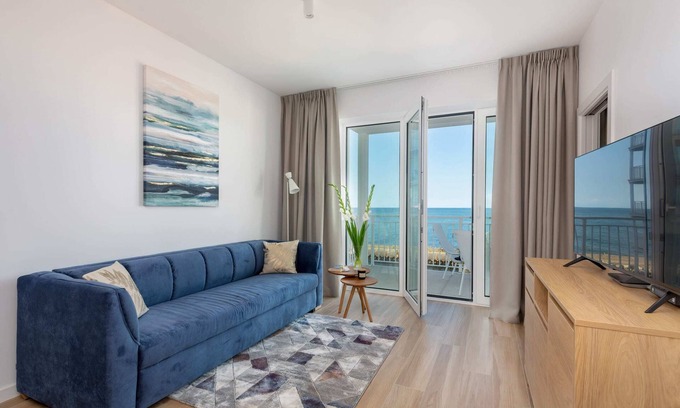 Darlowko Apartment | Pet-Friendly Retreat with Ocean View in Darlowo