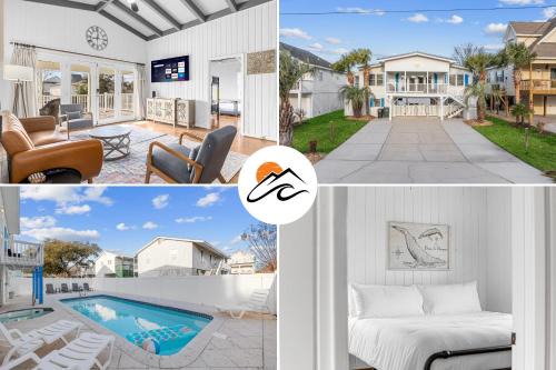 Cherry Grove Beach House | Relax at Bummer Busters: Family-Friendly with Pool & Hot Tub