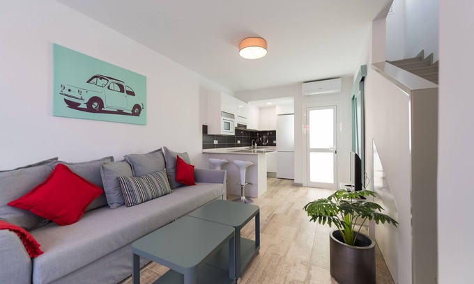 Sonnenland House | Duplex Bungalow with Ocean View in Sonneland, Maspalomas