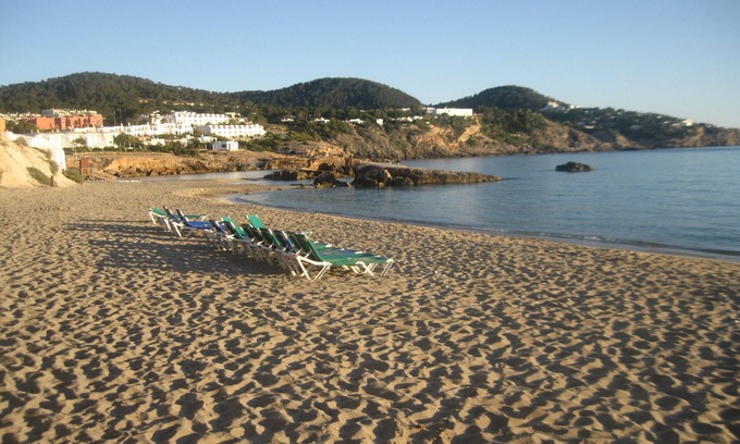 Sant Josep de sa Talaia Apartment | Relaxing Bungalow at Cala Tarida with Oceanfront Views