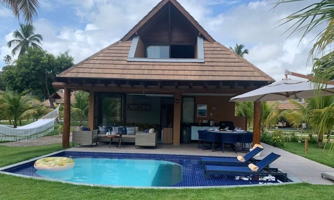 Tamandare House | Exclusive Bungalow 25 with Private Pool on Carneiros Beach