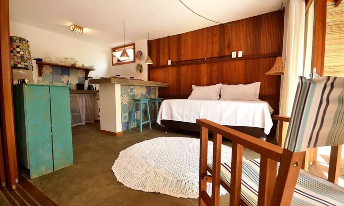 Barra Grande House | Relaxing Bungalow Azul Solteiro at Praia de Algodões