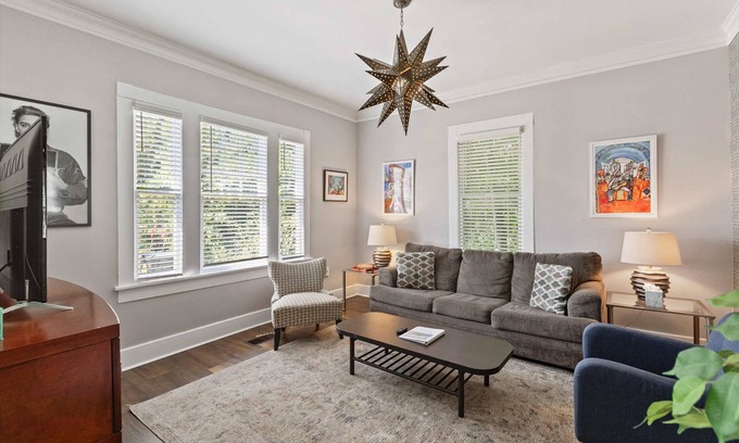 Midtown House | Charming Bungalow ON Overton Square - Rated 10/10, Pet Friendly