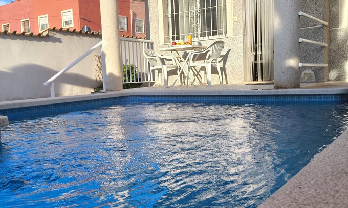 El Chaparral House | Bungalow with Private Pool 15 Minutes from the Sea- La Siesta