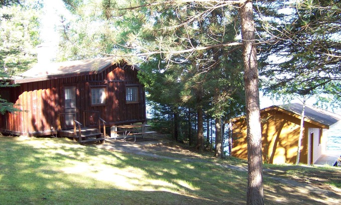 Ely Cabin | Serene Burntside Lake Cabin Complex with Pool & Ocean Views