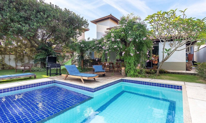 Porto Belo House | Bz26 40 meters from the beach! House with pool