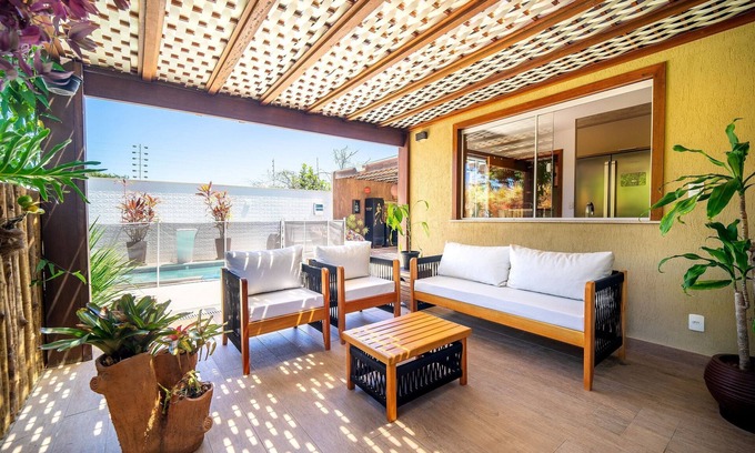 Praia Rasa House | Bz85 Beautiful House with Pool, 200 m from the beach!