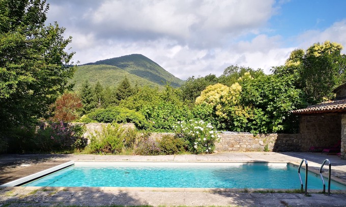 Cros Other | Cévennes stone house: swimming pool & authenticity