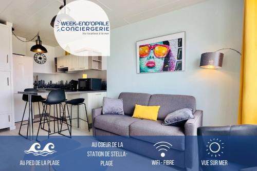 Stella-Plage Apartment | Oceanfront Getaway at Côté Sud - Vue Mer Stella-Plage