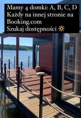 Barczewo House | Delightful Domek na wodzie with Private Beach & Hot Tub