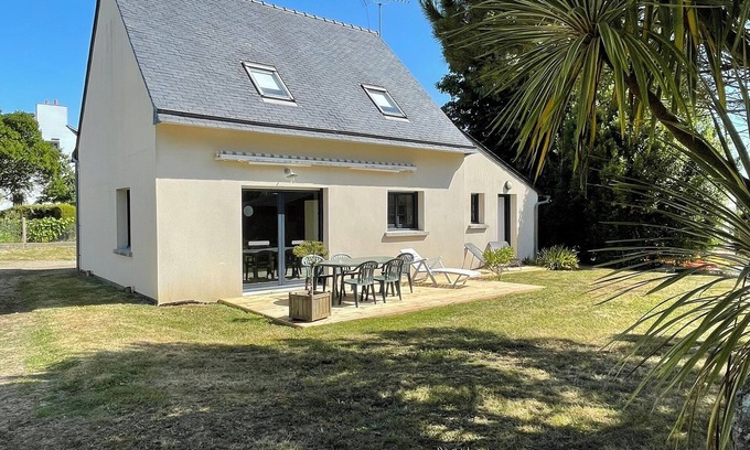 Port-Manech House | Modern House with Garden and Ocean View in Ideal Location