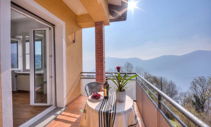 Lugano Apartment | Discover Ca' Gina Panoramica: Lake View Retreat in Lugano