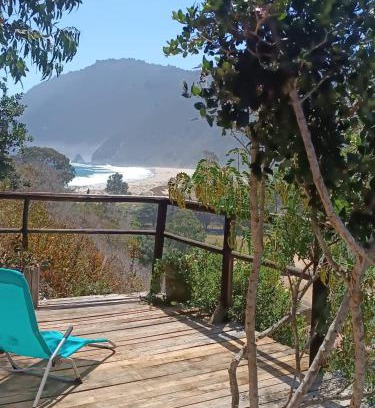 Quintay House | Oceanfront Retreat: Cabaña con Vista al mar Playa Grande