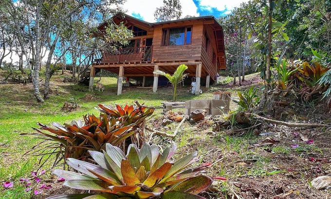 Medellin Cabin | Pet-Friendly Retreat at Cabaña Disfruto AL Bosque Santa Elena