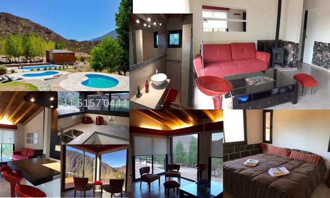 Cuyo Cabin | Cozy Cabaña in Potrerillos with Pool and Hot Tub