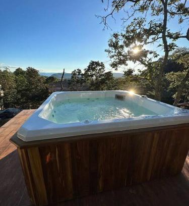 Mazamitla House | Serene Cabin Retreat with Outdoor Jacuzzi in the Forest