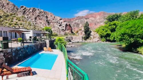 Rincon del Atuel Apartment | Pet-Friendly Cabañas Cerro Colorado with Pool & Hot Tub