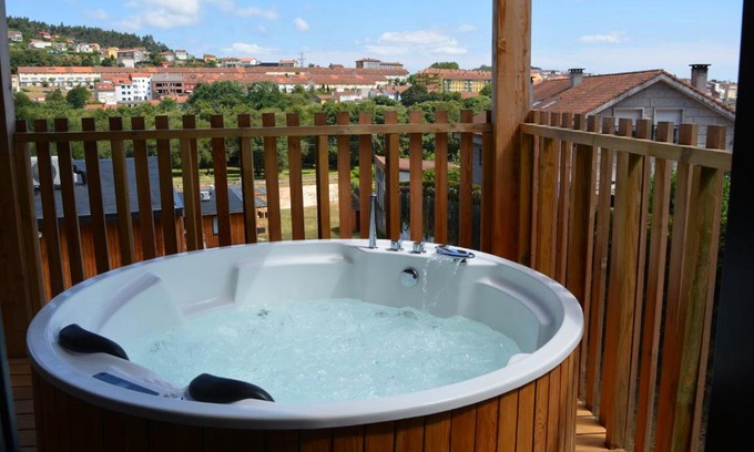 Santiago de Compostela Other | Explore Cabañas Compostela: Cozy Getaway with Hot Tub