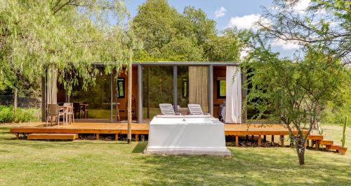 San Javier House | Pet-Friendly Modulo Vista al Champaqui with Ocean Views