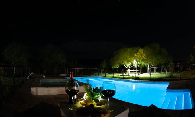 Rincon del Atuel Cabin | Oceanfront Comfort at Cabañas La Emilia - Rated 9.3/10
