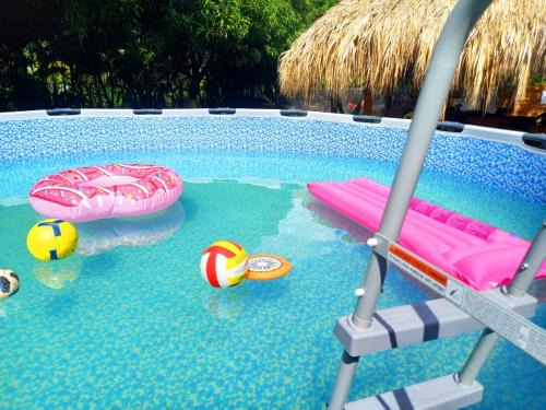 San Bernardo del Viento Apartment | Cozy Cabañas Los Venaos with Ocean View & Spa Amenities