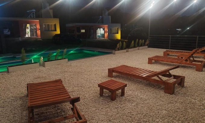 Dr. Enrique Zarate Hotel | Pet-Friendly Cabañas Nakupenda with Pool & Kitchen Amenities