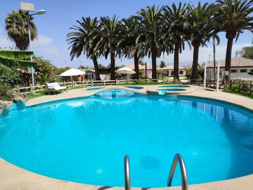 La Serena Hotel | Relaxing Cabañas Villa Los Platanos with Oceanfront Views
