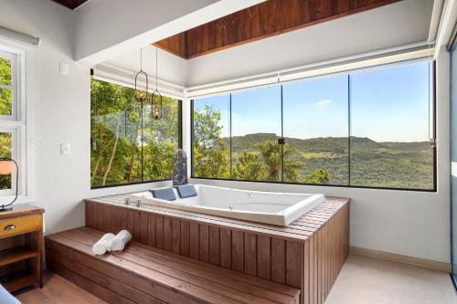 Nova Petropolis House | Pet-Friendly Cabana Blaue Hütte Vila Germânica - 10/10 Rated