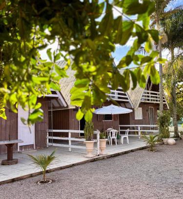 Praia do Sonho Cabin | Pet-Friendly Cabanas da Vó Nena with Ocean View