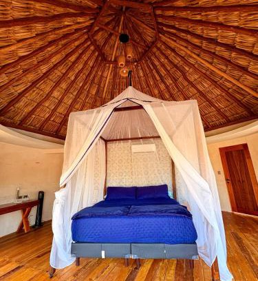 Chelem Cabin | Oceanfront Cabanas Jaalkab: Guest Rated 9/10 with Pool